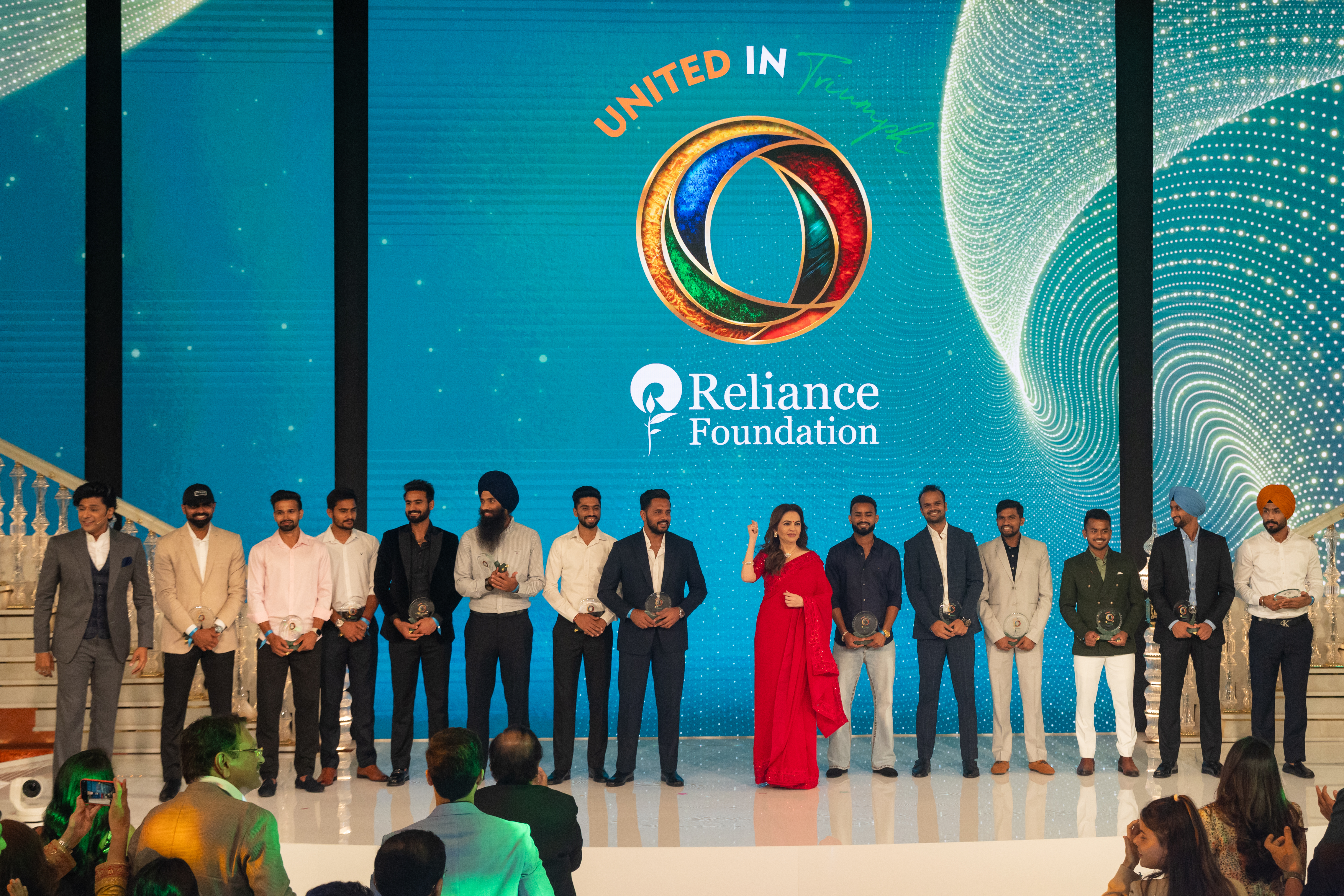 Mrs Nita M Ambani: “For the first time, 140 Olympic and Paralympic athletes have come together on the same platform. United in Triumph, United in Celebration and United in the Inclusive Spirit of Sport.”