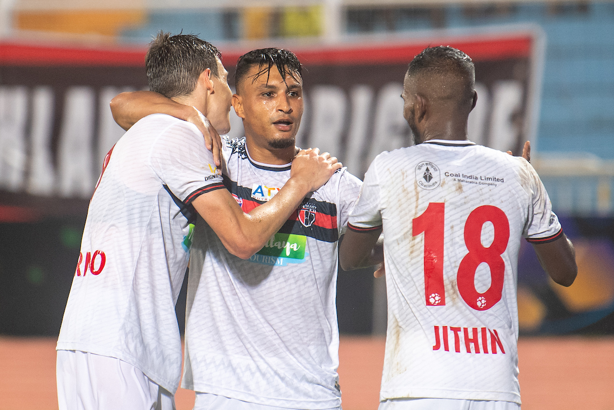 Alaeddine Ajaraei’s late strike helps NorthEast United FC triumph in Mohammedan Sporting’s ISL coronation party