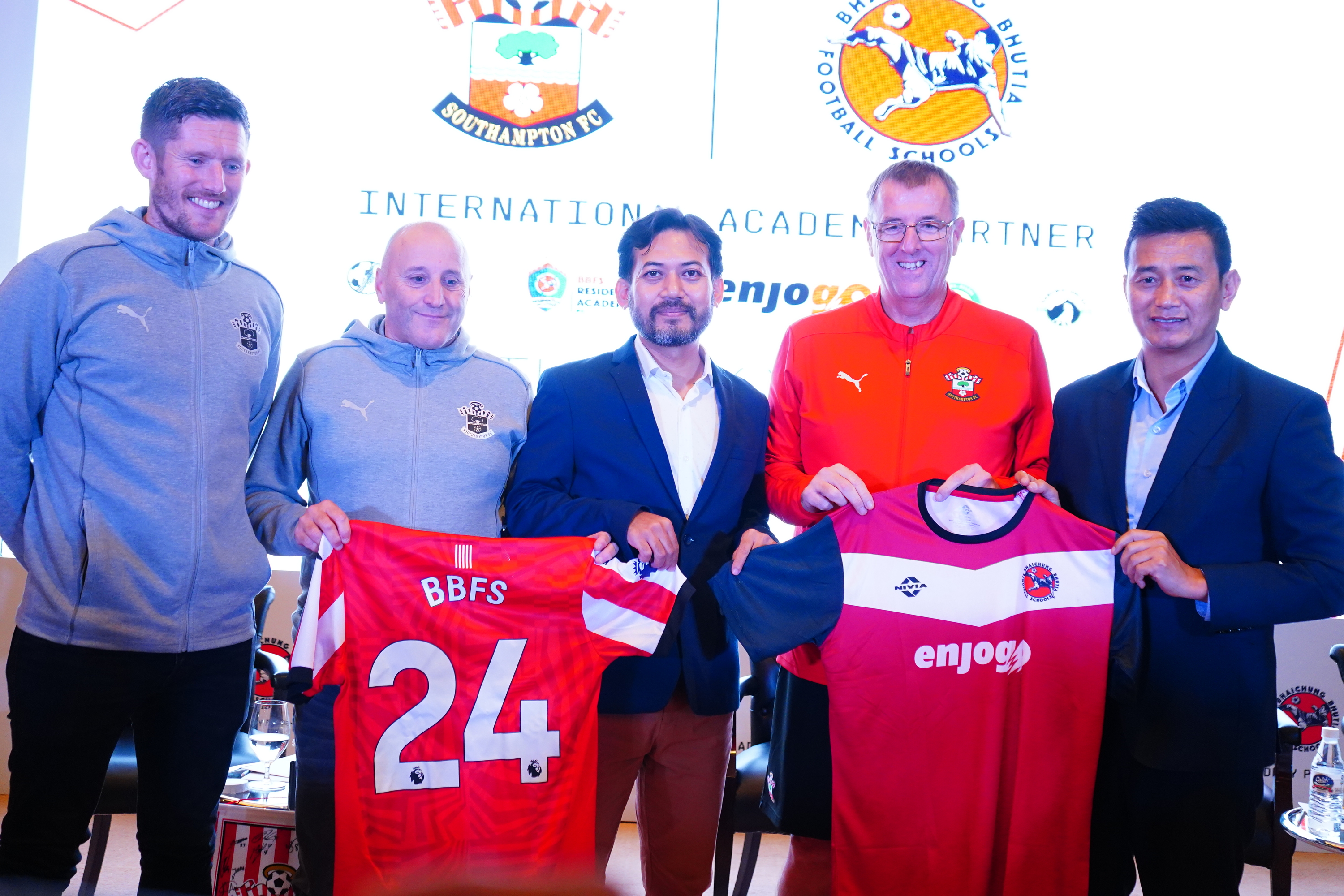 Bhaichung Bhutia Football Schools Announce Landmark Partnership with English Premier League side Southampton FC to develop Coaches Education and Grassroots Football