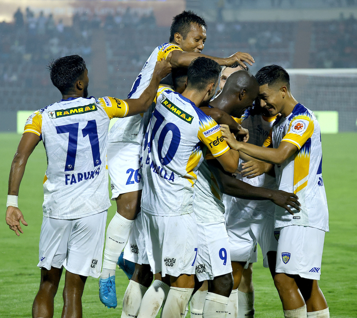 Wilmar Jordan’s brace guides Chennaiyin FC past NorthEast United FC by 3-2 in an exhilarating encounter