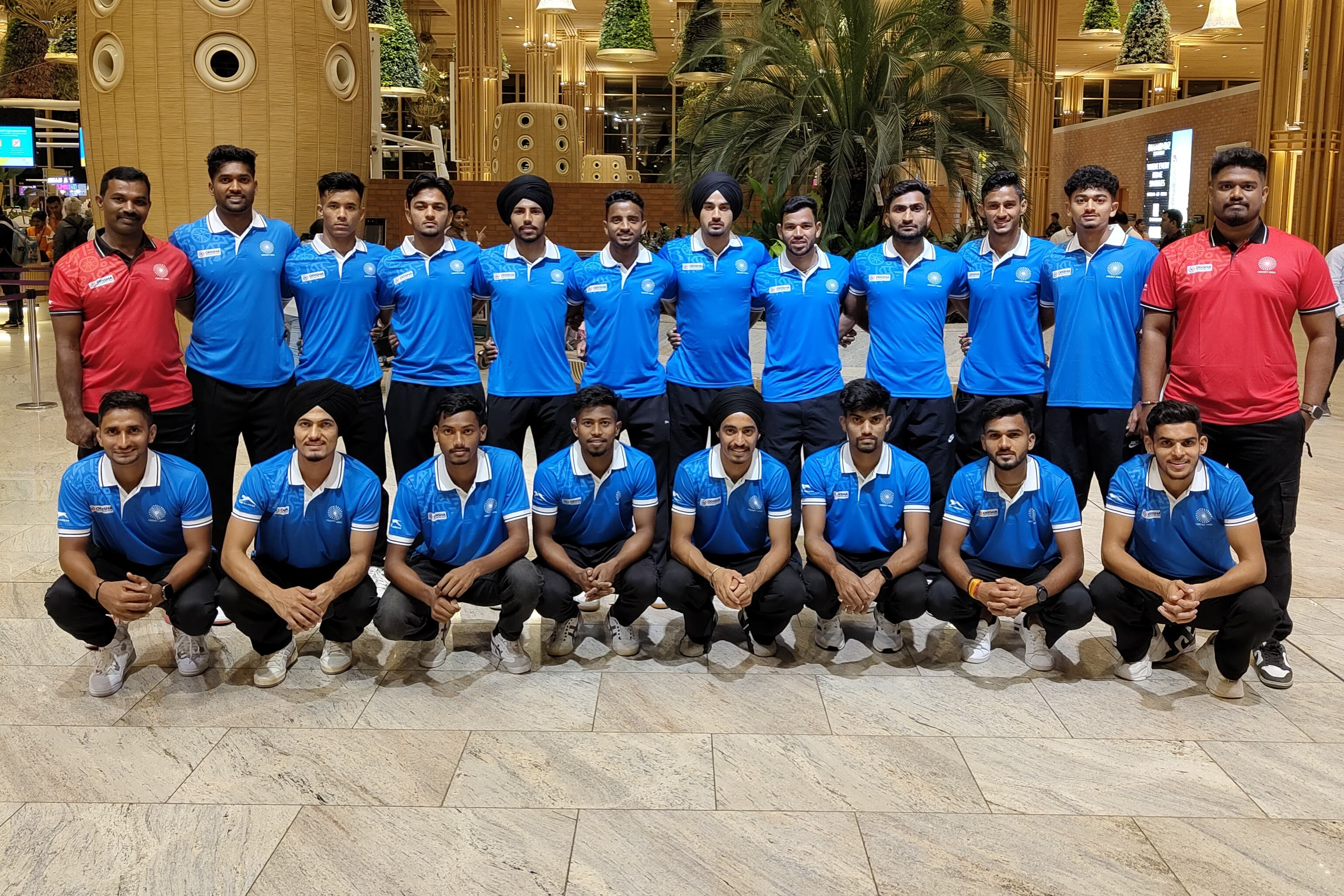 Indian Junior Men’s Hockey Team leaves for Sultan of Johor Cup