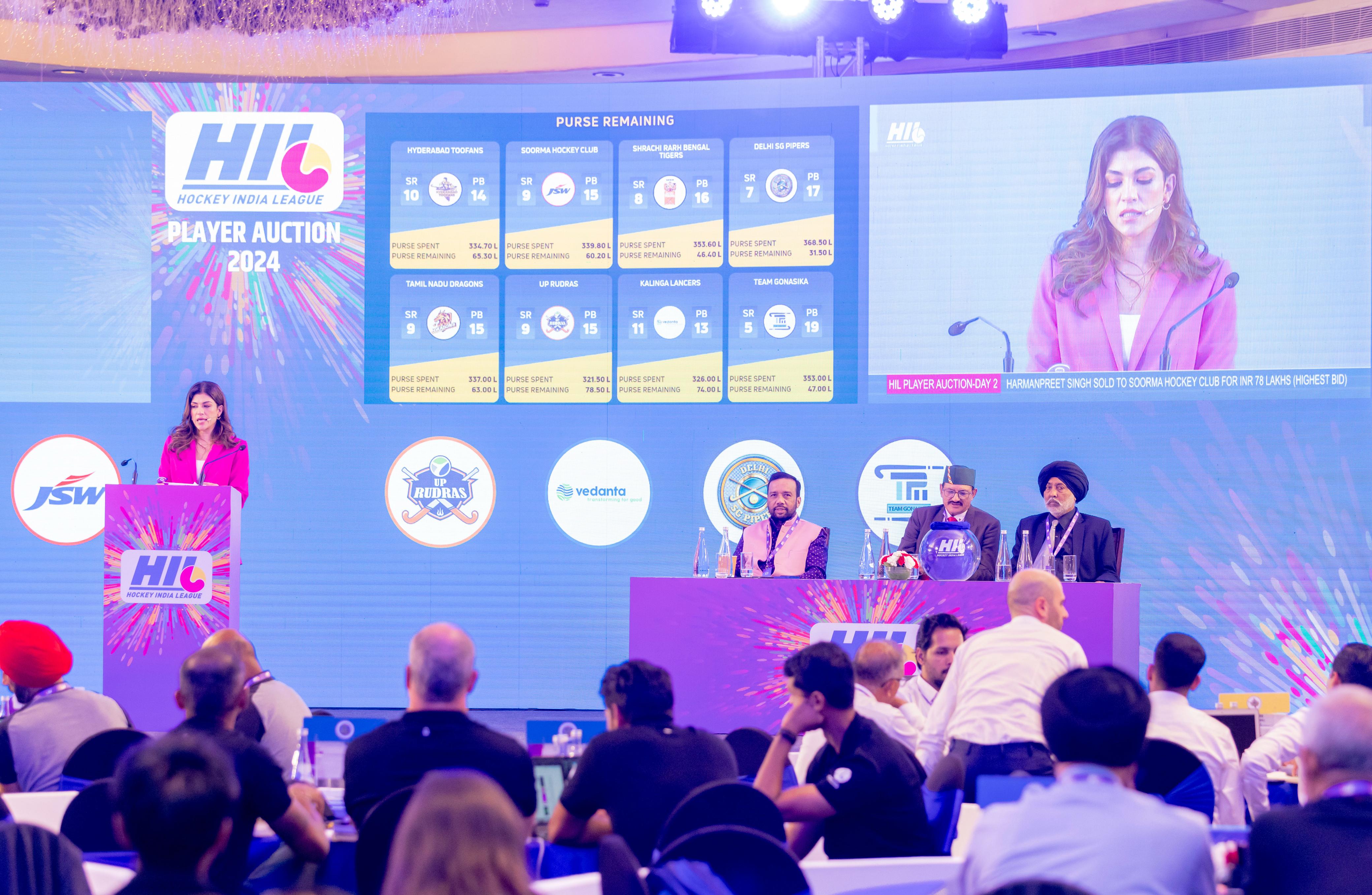 Hockey India League Player Auction, Day 2: Franchises assemble robust men’s squads for 2024/25 season