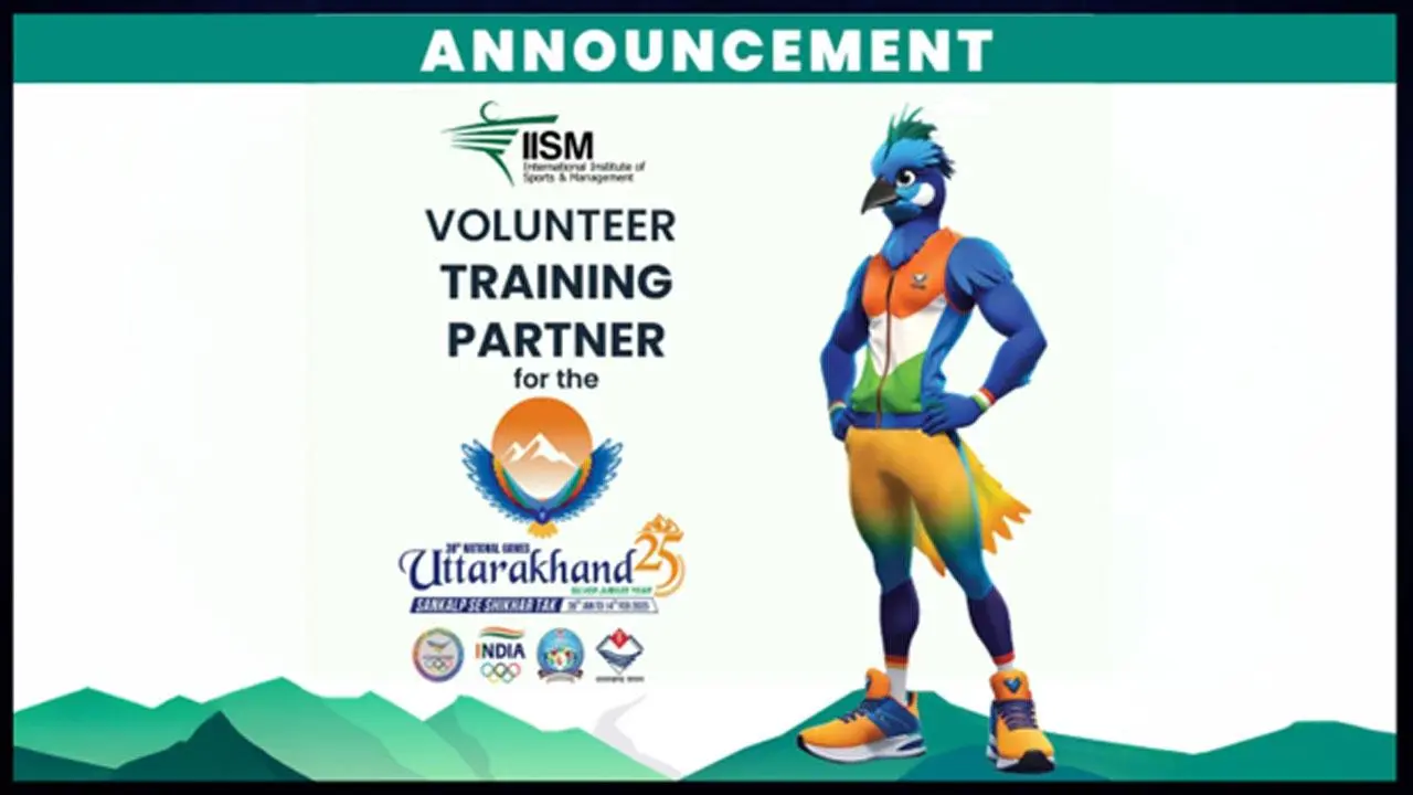 IISM proudly announces the collaboration with the 38th National Games Uttarakhand as a Volunteer Training Partner