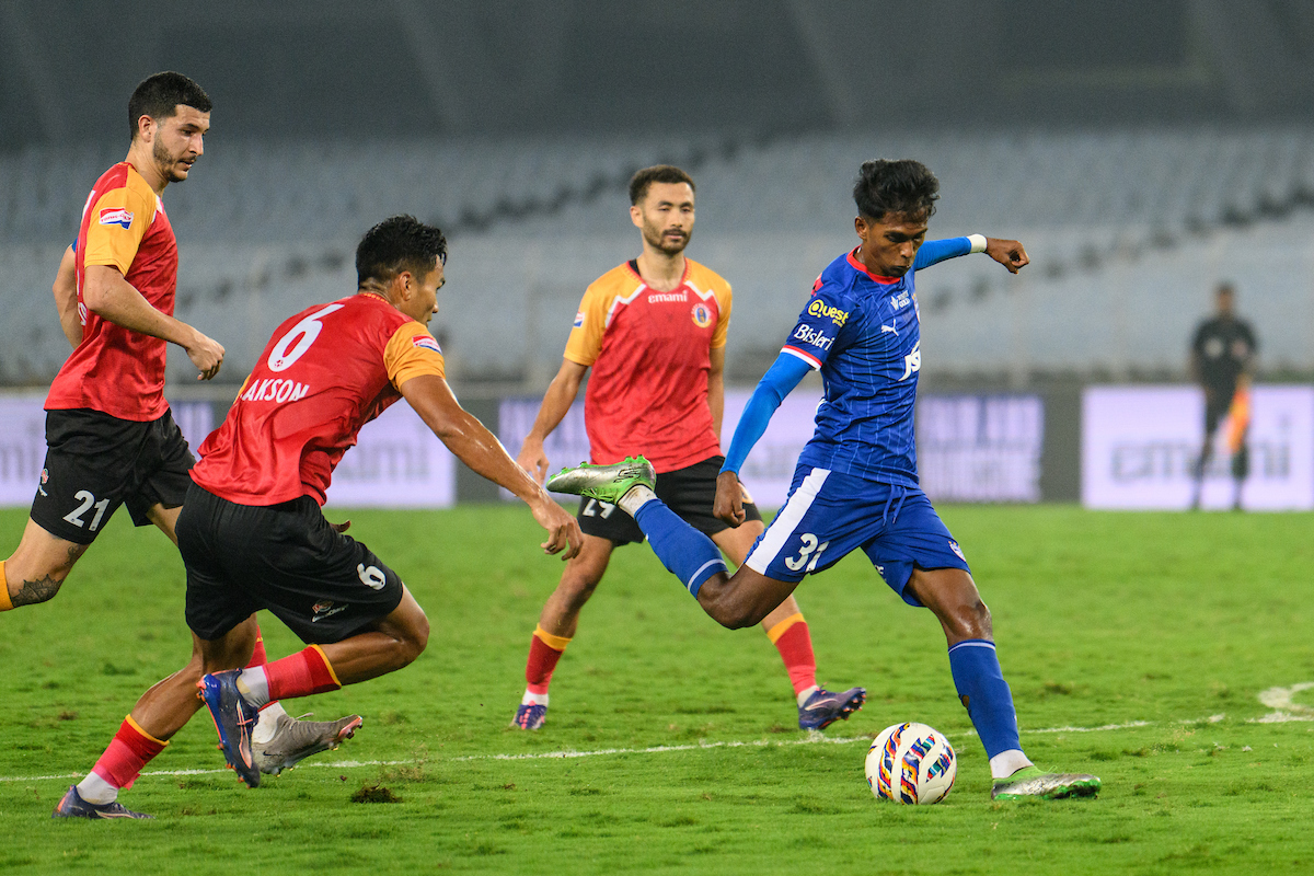 ISL 2024-25 Report: EBFC vs BFC: Sunil Chhetri’s late equaliser ends East Bengal FC’s playoffs charge after their 1-1 draw with Bengaluru FC